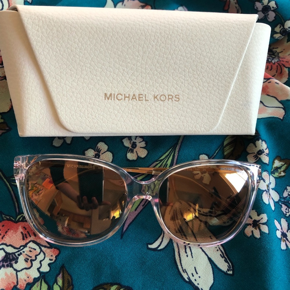 Michael Kors Marrakesh rose gold sunglasses